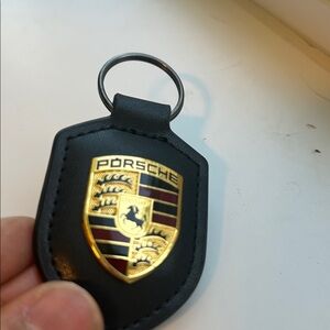 Porsche crest keyring